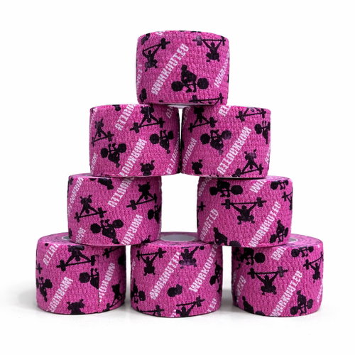 WORKOUT Set 8 pcs Thumb Hookgrip tape - 7 m, pink Main image WORKOUT Set 8 pcs Thumb Hookgrip tape - 7 m, pink - Tape - Main image