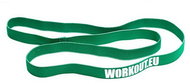 WORKOUT Long textile resistance band medium - green - Resistance Band