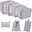 Organizer 7 pcs, gray