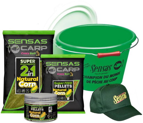 Sensas Akční kbelík Carp Paste Pellets Corn - Pelety - Hlavní obrázek