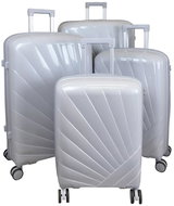 MONOPOL Sada kufrů Florence Silver 4-set - Case Set