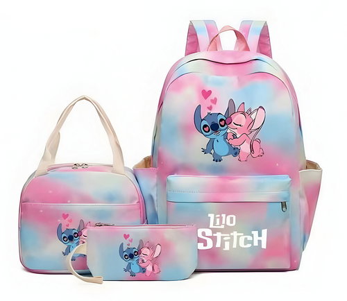 DISNEY School set pink 3 pcs - School Backpack - Main image