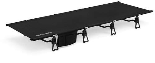 Naturehike Greenfield Folding Camping Cot - Black - Camping Lounge Chair - Main image