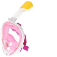 KIK Celoobličejová šnorchlovací maska růžová S/M - Snorkel Mask