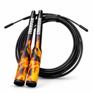 WORKOUT Rychlostní švihadlo Kangaroo plameny - Skipping Rope