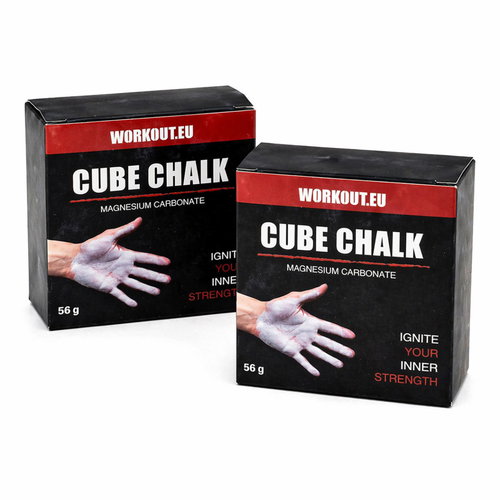 WORKOUT Magnesium 56 g Chalk Block - 2 pieces - Gym Chalk - Main image