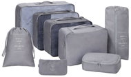 Verk 27818 Cestovní organizér do kufru, 7 ks, šedý - Packing Cubes