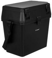 Trizand 27412 Rybářská bedna se sedátkem do 140 kg, 38 × 34 × 21 cm, černá - Fishing Box