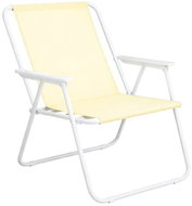 Verk 14640 Rybářské skládací křeslo, nosnost 100 kg, béžové - Fishing Chair