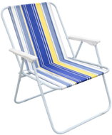 Verk 14639 Rybářské skládací křeslo, nosnost 100 kg, modro-žluté - Fishing Chair