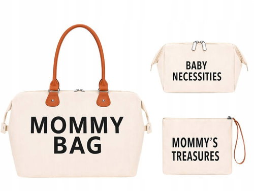 Verk 27814 Taška pro maminku Mommy bag, sada 3 ks, béžová - Carry Bag - Main image