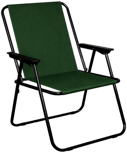 Verk 14641 Rybářské skládací křeslo, nosnost 100 kg, zelené - Fishing Chair - Main image