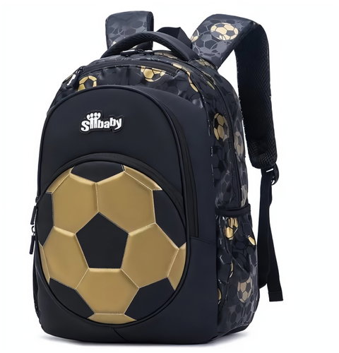 Toybit School Backpack Football Gold - School Backpack - Main image