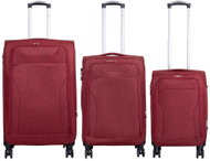 Monopol Set of suitcases Cremona Red 3 pcs - Case Set