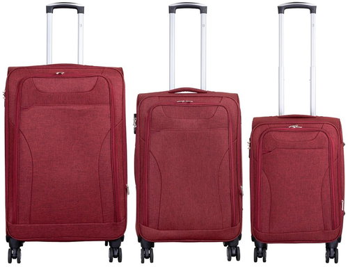 Monopol Set of suitcases Cremona Red 3 pcs - Case Set - Main image