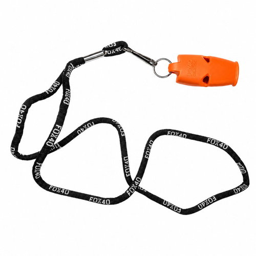 Verk 14737 FOX 40 Micro Whistle 110 dB, with Lanyard, Orange - Whistle  - Main image