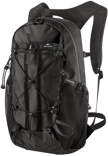 Naturehike Longva 18 l, ultralight hiking backpack, black - Backpack - Main image