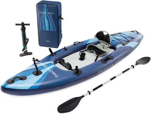 INTEX Kajak 68245 Dakota Quest Sit-on-top / SUP hybrid oranžový - Kayak - Main image