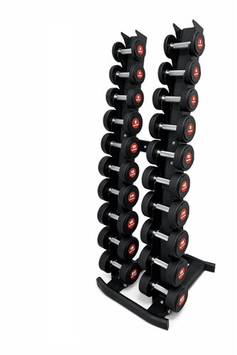 Fitnessline Sada jednoručních činek včetně stojanu 2 - 20 kg - Stojan na činky - Hlavný obrázok