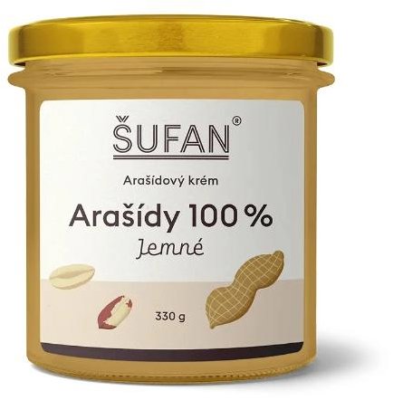 Šufan Smooth Peanut Butter 330g - Nut Cream - Main image