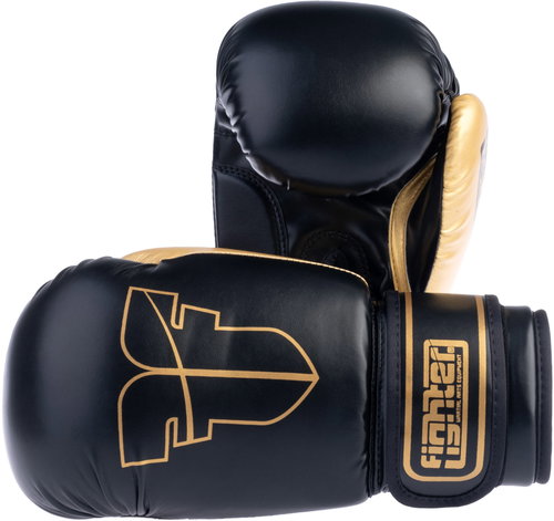 Fighter Rukavice Basic - černé / zlaté, 1376APU-OTL-0212-8 - Boxing Gloves - Main image