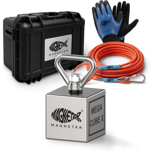 Magnetar MEGACUBE X™ sada 900 kg – 360° blokový magnet - Magnet do vody - Main image