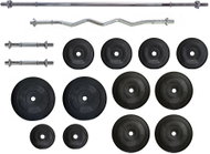 Fitnessline Činkový set PREMIUM, kotouče s cementovou náplní 80 kg - Dumbell Set