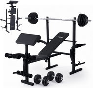 VIFITO Workout Set U150 + 50kg Dumbbell Set - Fitness Bench