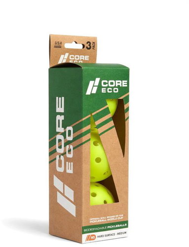 CORE Míčky ECO Pickleballs 3 Pack - Pickleball Ball - Main image