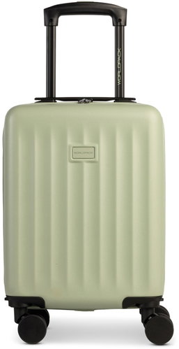 Worldpack Cabin Suitcase 40 × 30 × 20 Underseater Removable Wheels Grey Green - Suitcase - Main image