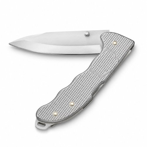 VICTORINOX EVOKE ALOX Pocket Knife, Silver - Pocket Knife - Main image