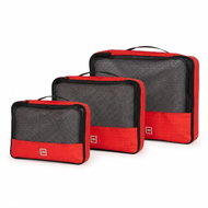 LEGO Bags Brick Dots Red sada cestovních organizérů, 3 ks - Packing Cubes
