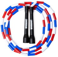 WORKOUT Dětské korálkové švihadlo, nastavitelné, trikolora - Skipping Rope