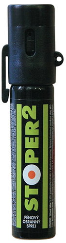 KKS STOPER2 Defence Pepper Spray with Active Sticky Foam and Temporary Blinding Effect - 20ml - Pepper Spray - Main image