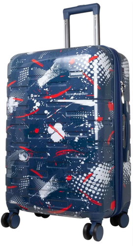 Monopol Pescara Medium Suitcase 65cm Dark Blue - Suitcase - Main image
