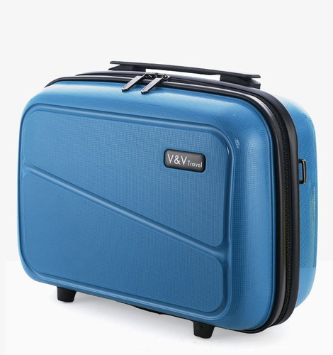V&V Travel Cosmetic Case Peace Blue - Makeup Case - Main image