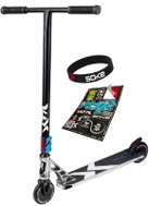 SOKE 1511 Freestylová koloběžka XTR Phantom Chrome Edition, stříbrno-černá - Freestyle Scooter