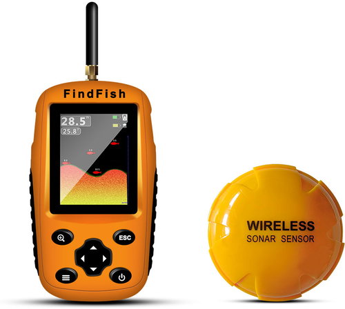Bentech FindFish Y-01 Portable Fish Finder with Wireless Sonar - Fish Finder - Main image