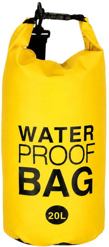 RealG RC-K-2396 Vodotěsný vak 20 l, žlutý - Dry Bag - Main image