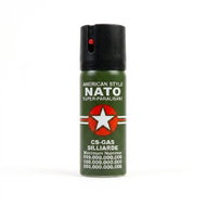 NATO Obranný slzný sprej s paralyzujícím účinkem, dočasným oslepením a dráždivým kašlem - 40 ml - Pepper Spray