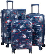 Monopol Sada kufrů Pescara Dark Blue 3 ks - Case Set