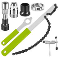 Trizand 27893 Sada nářadí na opravu jízdních kol 7 ks, zelená - Accessory Kit