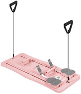 Rebel RBA-3069 Multifunkční pilates cvičící deska s expandéry 9v1, růžová - Pilates Reformer