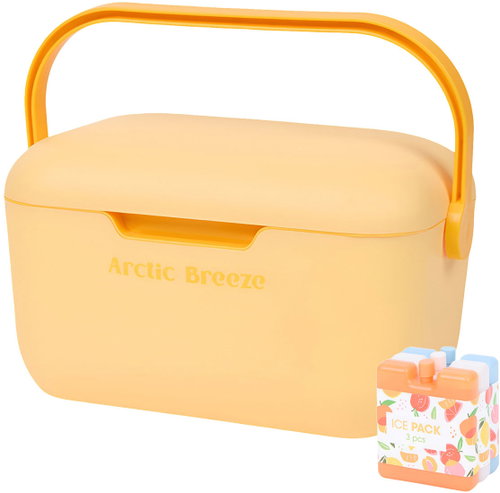 Excellent Portable Cool Box, Pastel Yellow - Cooler Box - Main image