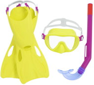 Bestway 25039 Dětský set na potápění - maska, šnorchl, ploutve 24 - 27, žlutý - Diving Set