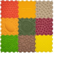 Ortopedek Senzorické podložky 9 ks, lesní inspirace - Acupressure Mat
