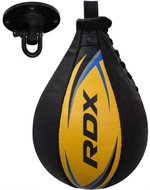 RDX S2 Leather Speed Bag, Yellow/Blue - Punching Bag