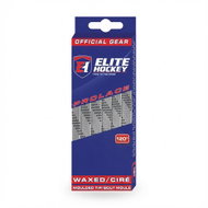 Elite Hockey Voskované tkaničky pro brusle 72" (182 cm), šedé - Shoe Laces