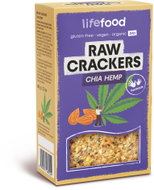 Lifefood Life Crackers konopné s chia RAW BIO 90 g - Healthy Crisps