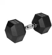Rebel RBA-2325-17.5 Pogumovaná litinová činka HEX 17,5 kg - Dumbell